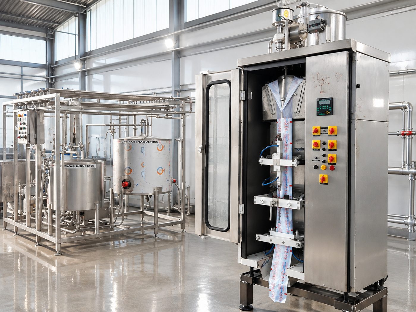 Automatic pouch packing machine